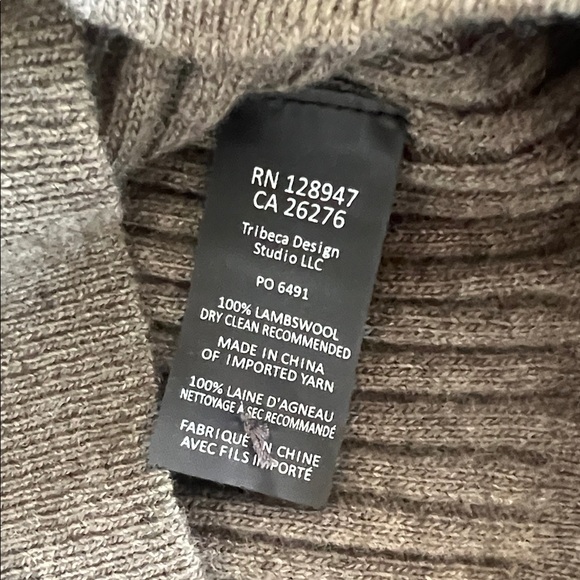 Nili Lotan Khaki Ribbed Sweater - Picture 4 of 5